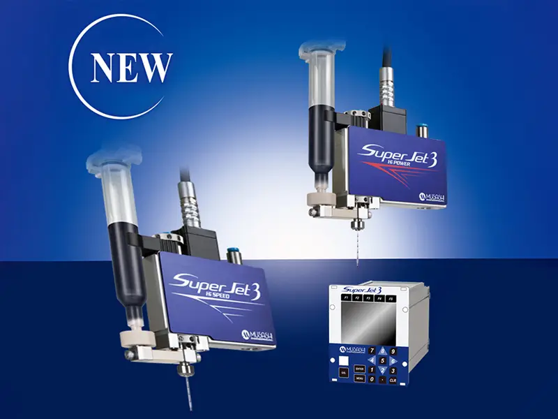 Contactloze straaldispenser met lage viscositeit CyberJet2