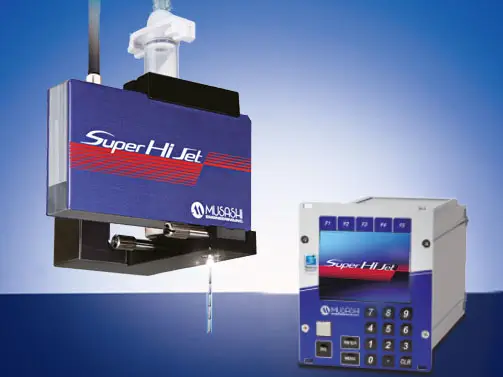 Ultrasnelle, contactloze jetdispenser SuperJet3